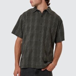 THRILLS Built to Win Shirt Oil Green